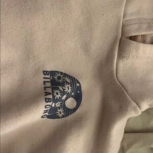 Billabong Cream T-Shirt with Blue Logo